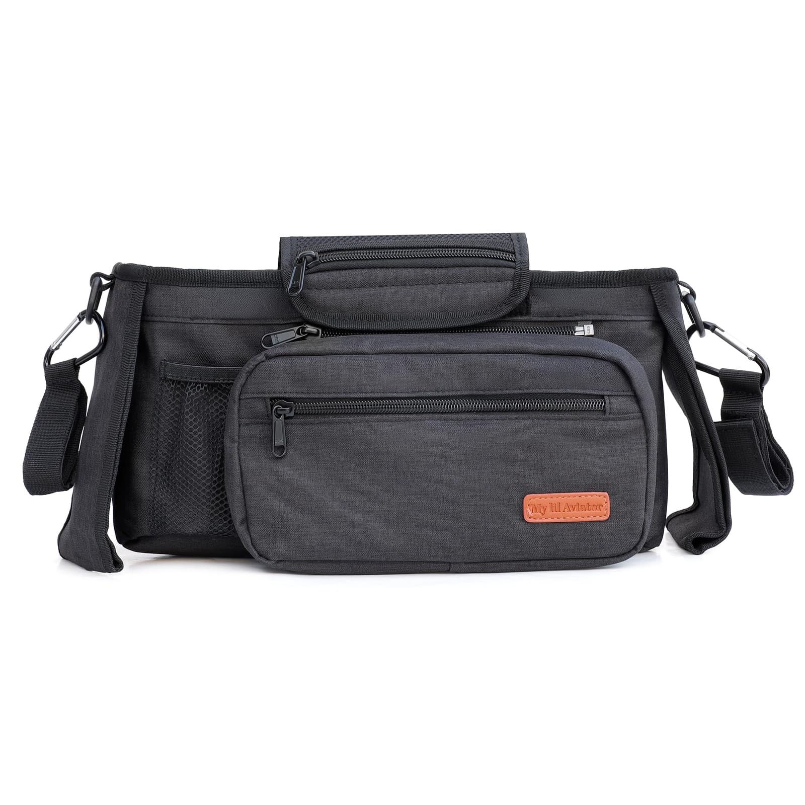 My lil Aviator Universal Stroller Organizer Bag with 2 Insulated Cup Holder D... 5