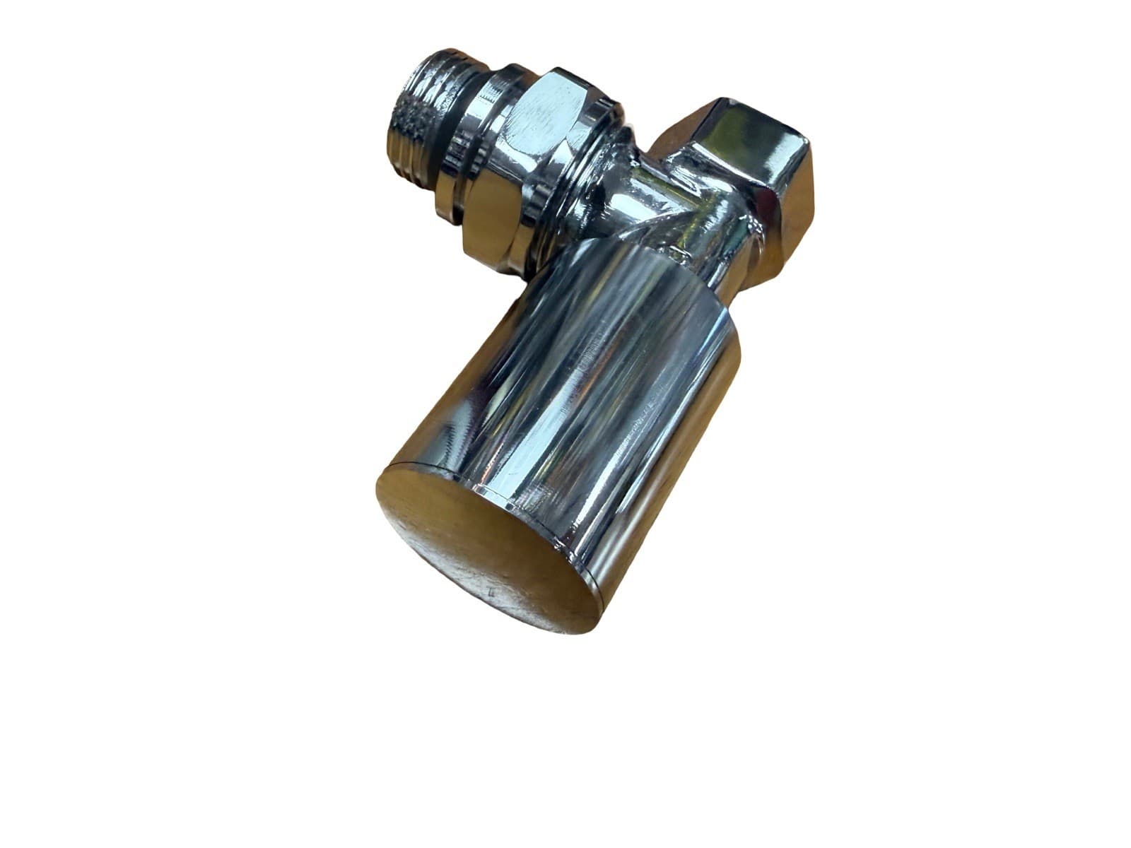 1/2" Angle Thermostatic Radiator Valve Set Chrome Plated 5