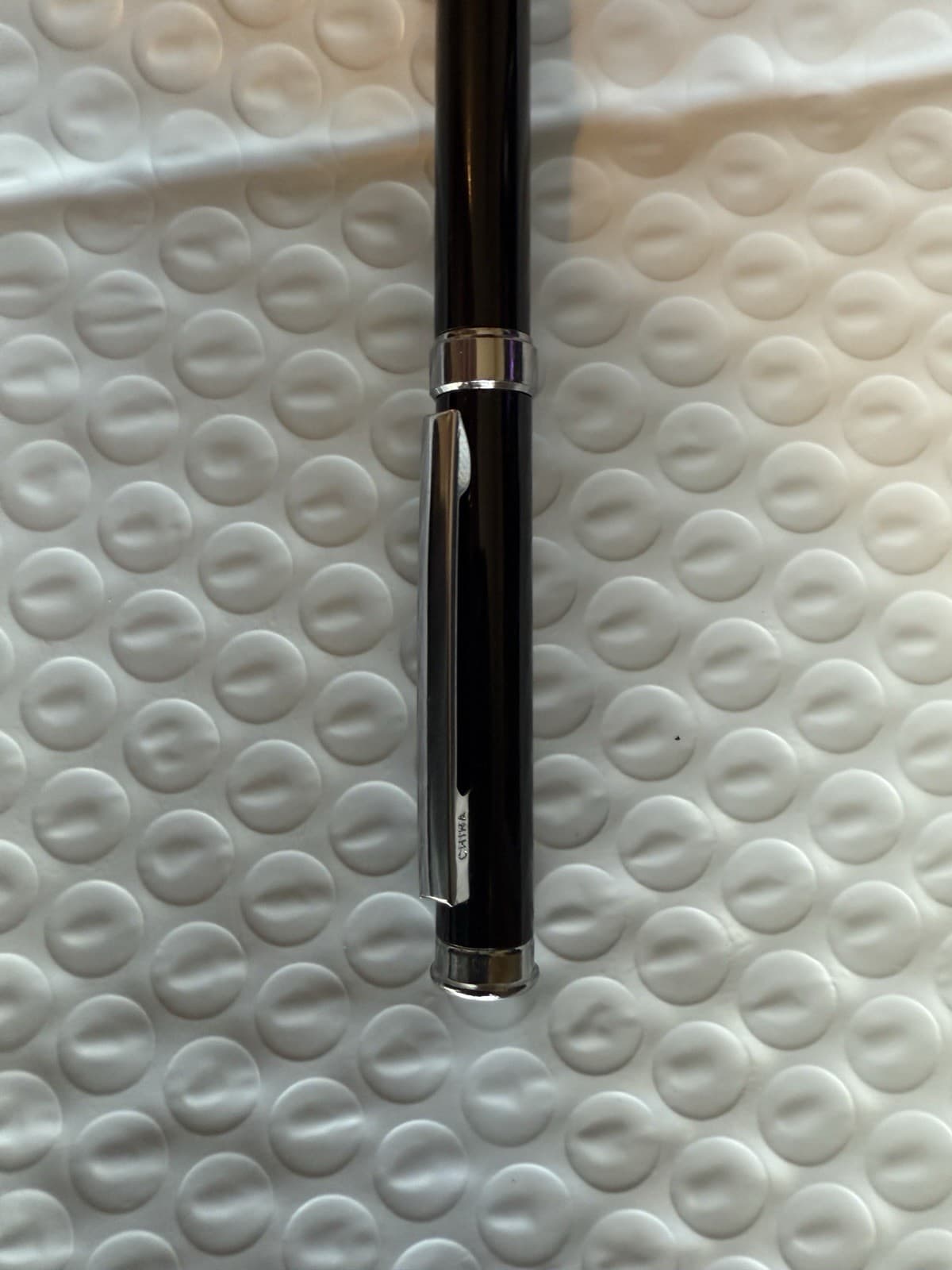 The Ritz Carlton Metal Ball Point Twist Pens Sleek Black Silver - 5 Pack NEW 4