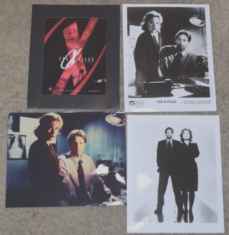 The X Files LIMITED EDITION SET!! Photo Gillian Anderson David Duchovny 2