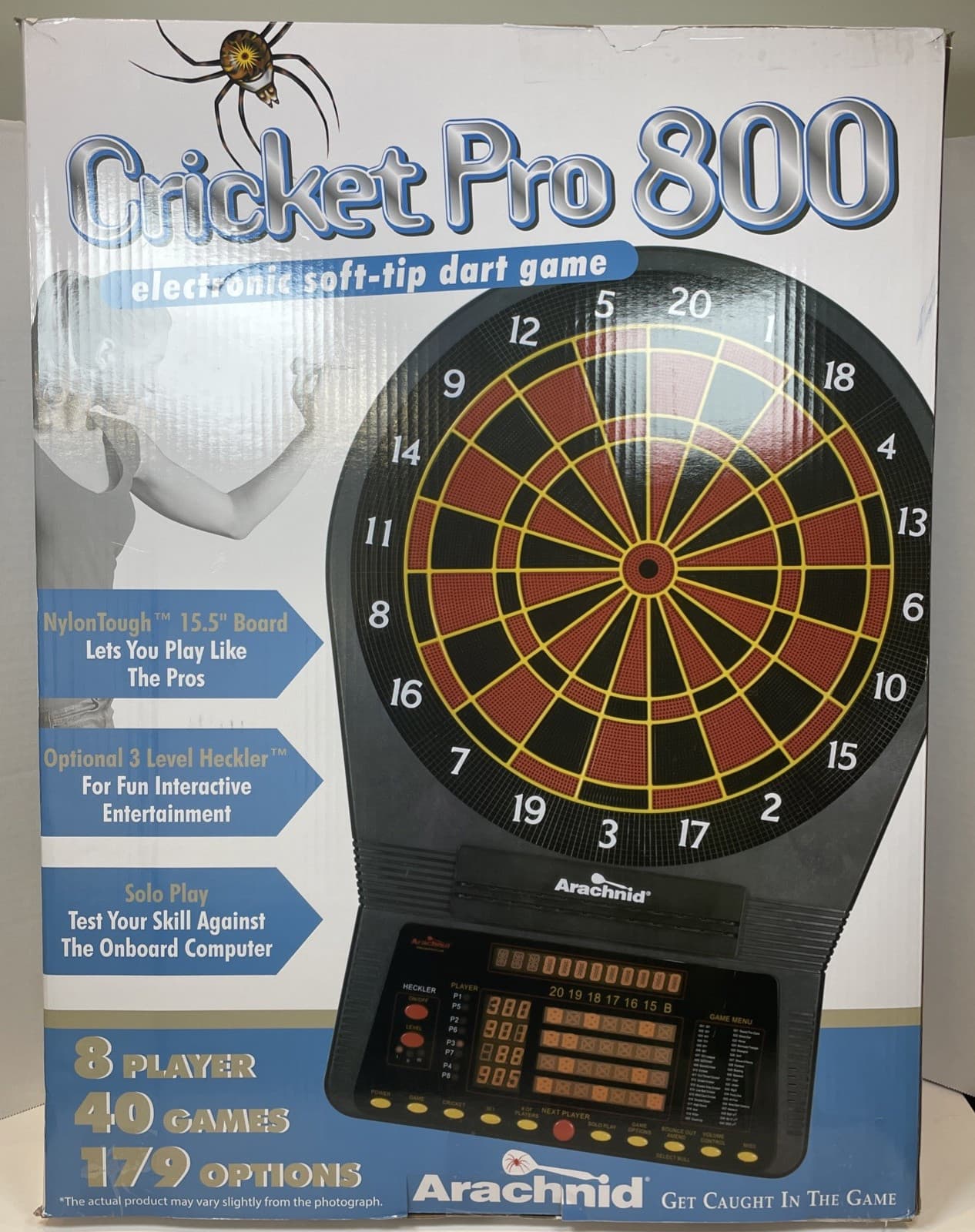 Arachnid E800ARA Cricket Pro Electronic Dartboard Dart Game Up to 8 Players 4