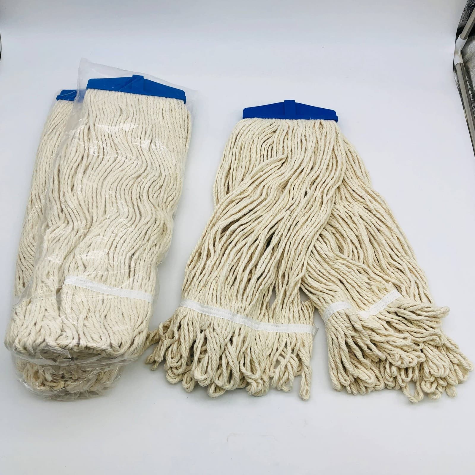 Cotton Mop Head Replacement Screw-On Fits 3/4-5 Acme Looped End 24oz Pack of 3 2