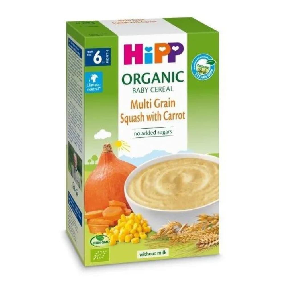 Hipp Organic Multigrain Cereal With Squash and Carrot