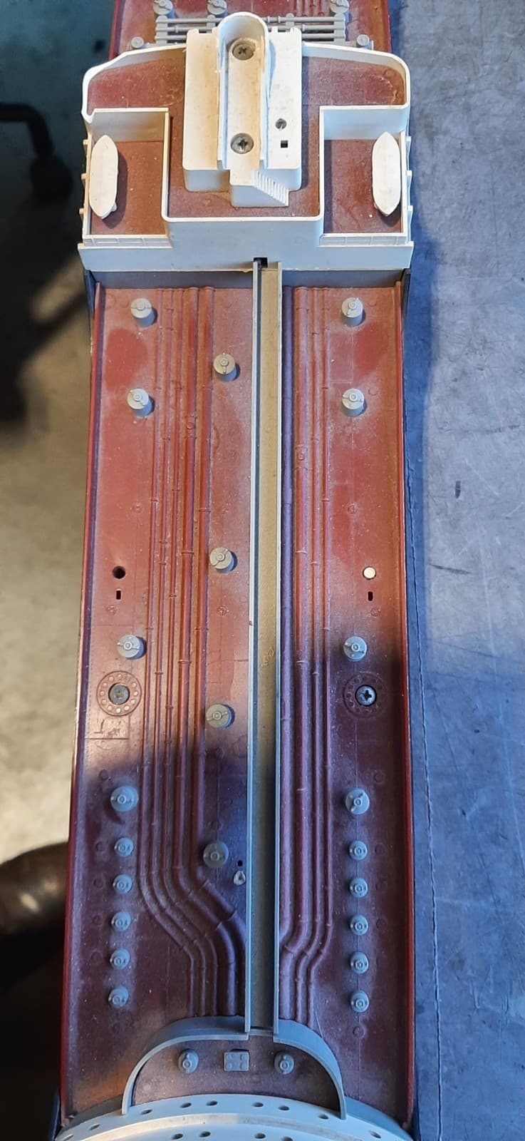 Vintage Wen-Mac SS Texaco North Dakota Plastic Model Ship - Incomplete 4