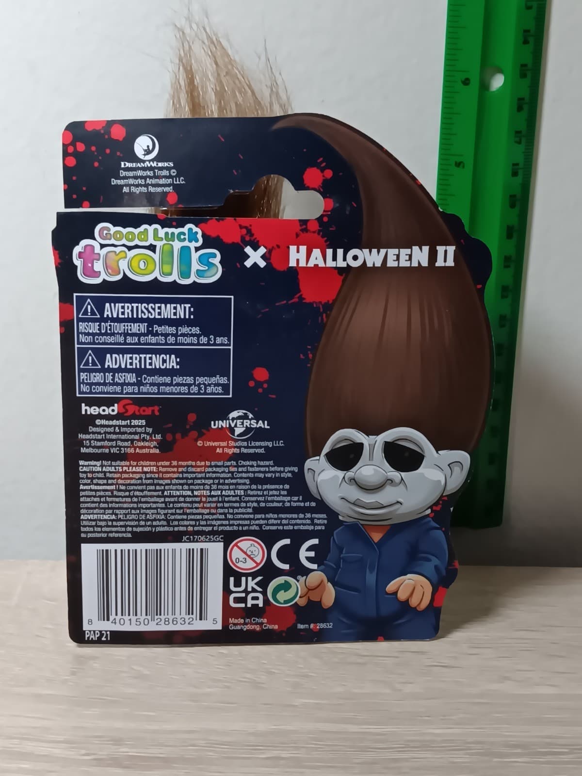 *FREE SHIP* MICHAEL MYERS Halloween II Movie Good Luck Troll Doll Horror Icon 2