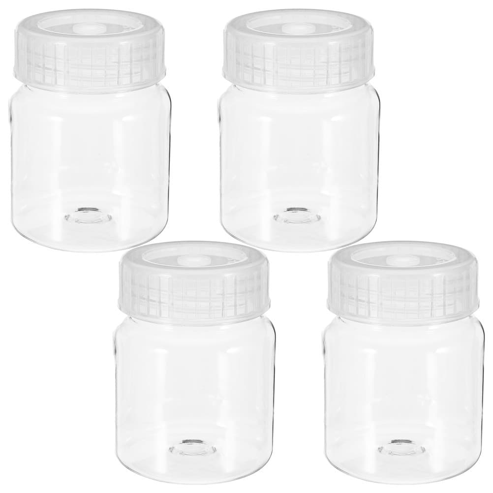  4 Pcs High Temperature Resistant Tissue Culture Bottle Lab Samples Bottles 4
