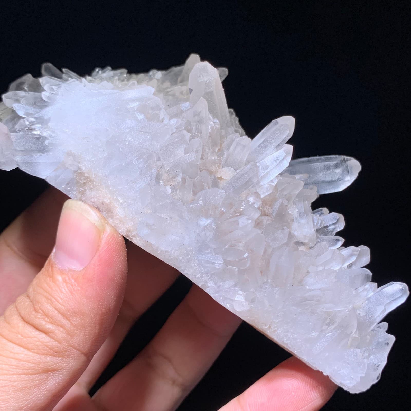 200g Natural White Clear Quartz Mineral Specimen Crystal Cluster Reiki Decor 2