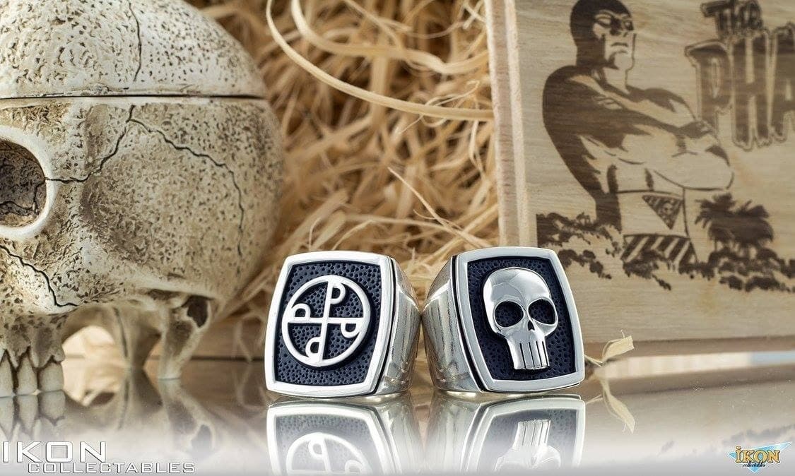 The Phantom: Skull Ring & Good Mark Ring Limited Edition Set - IKON Collectables 3