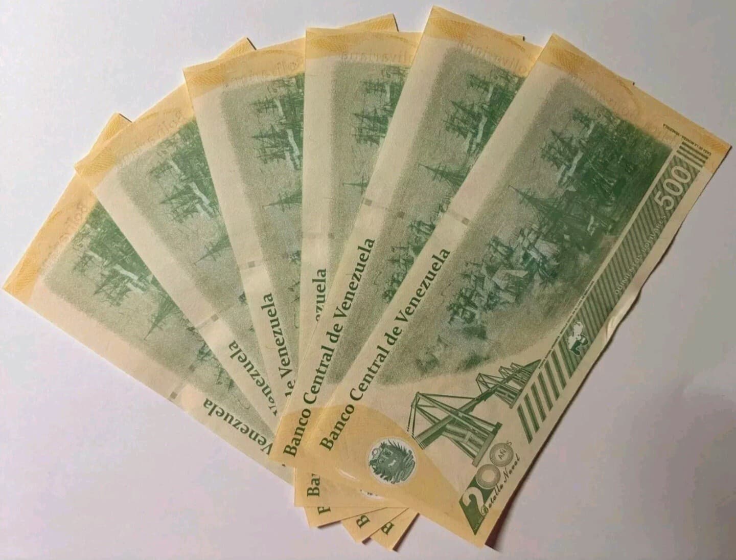 x8 VENEZUELA 500 DIGITALES 2023 UNC NEW 500 Million Bolívares – COA Included 5