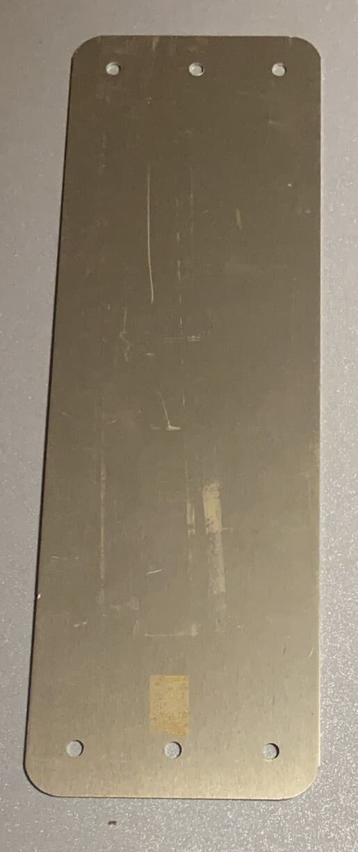 Vintage NORTHWESTERN BELL SYSTEM Telephone WARNING Underground Cable METAL SIGN 4