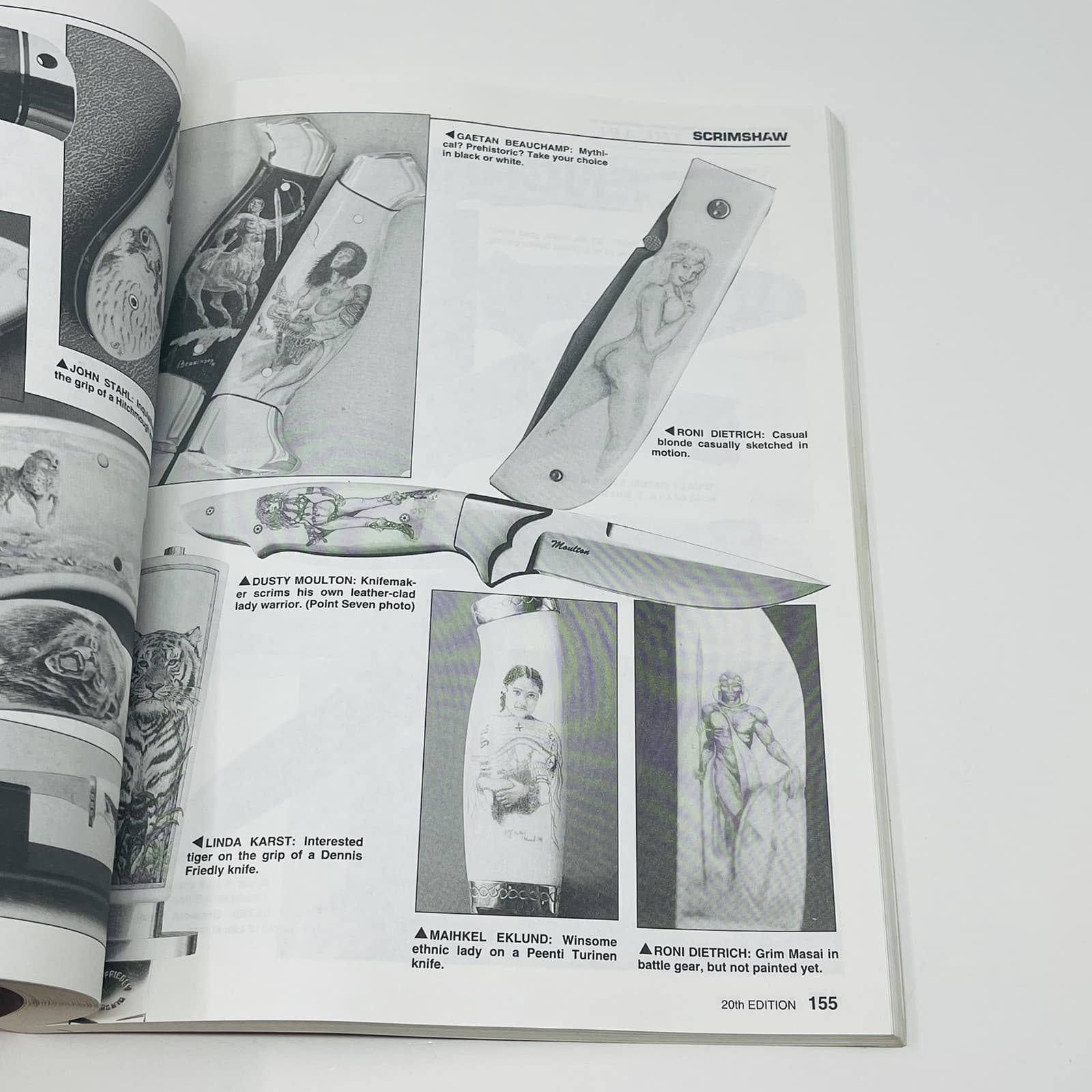 Knives 20th Twentieth Annual Edition 2000 Book Ken Warner Illustrated 5