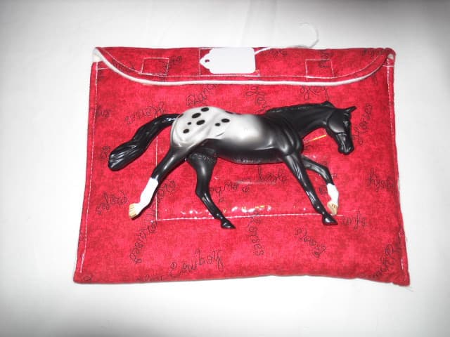 Breyer pony/peter stone pebbles pony pocket pouch custom model horse fabric  3