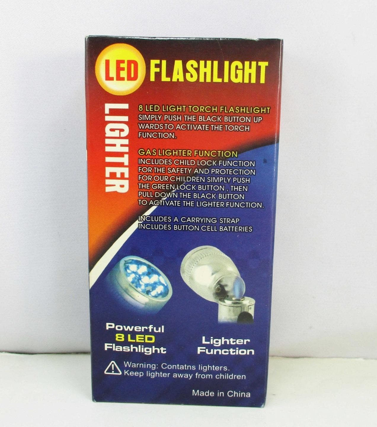 Combination Gas Lighter & LED Flashlight - Tested 2