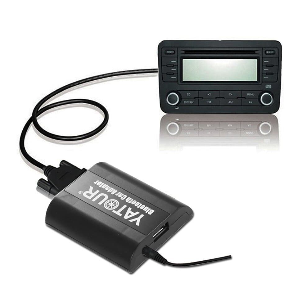 Yatour BTA VW8D A2DP Bluetooth Car Adapter CD Changer For VW / Audi 8Pin Radio 6