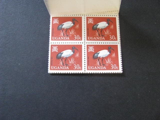 Uganda Stamp Booklet with Scott # 99 & 191...Free International Shipping! 4