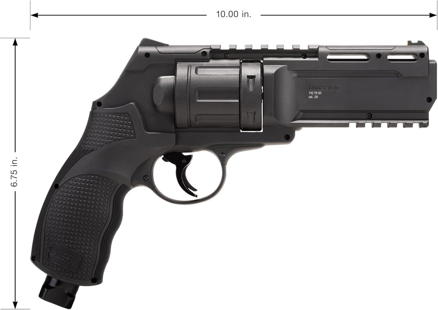 Umarex TR50 Paintball Revolver w/ 50 Rubber Balls & 5 CO2, 7.5J GEN2 (2292176) 6