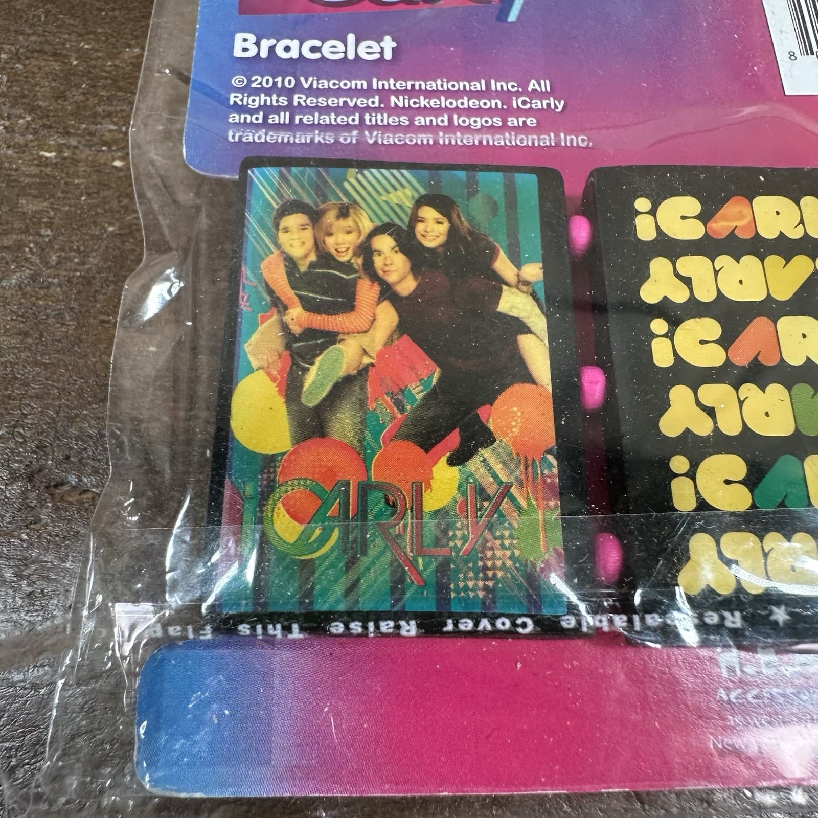 New 2010 Nickelodeon iCarly Bracelet Kids Jewelry New Old Stock 6