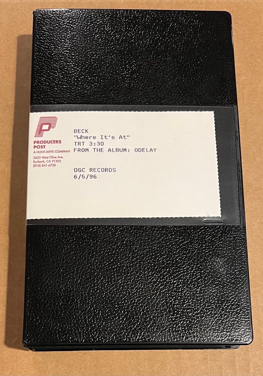 Beck – Where It’s At RARE promo VHS video single ‘96