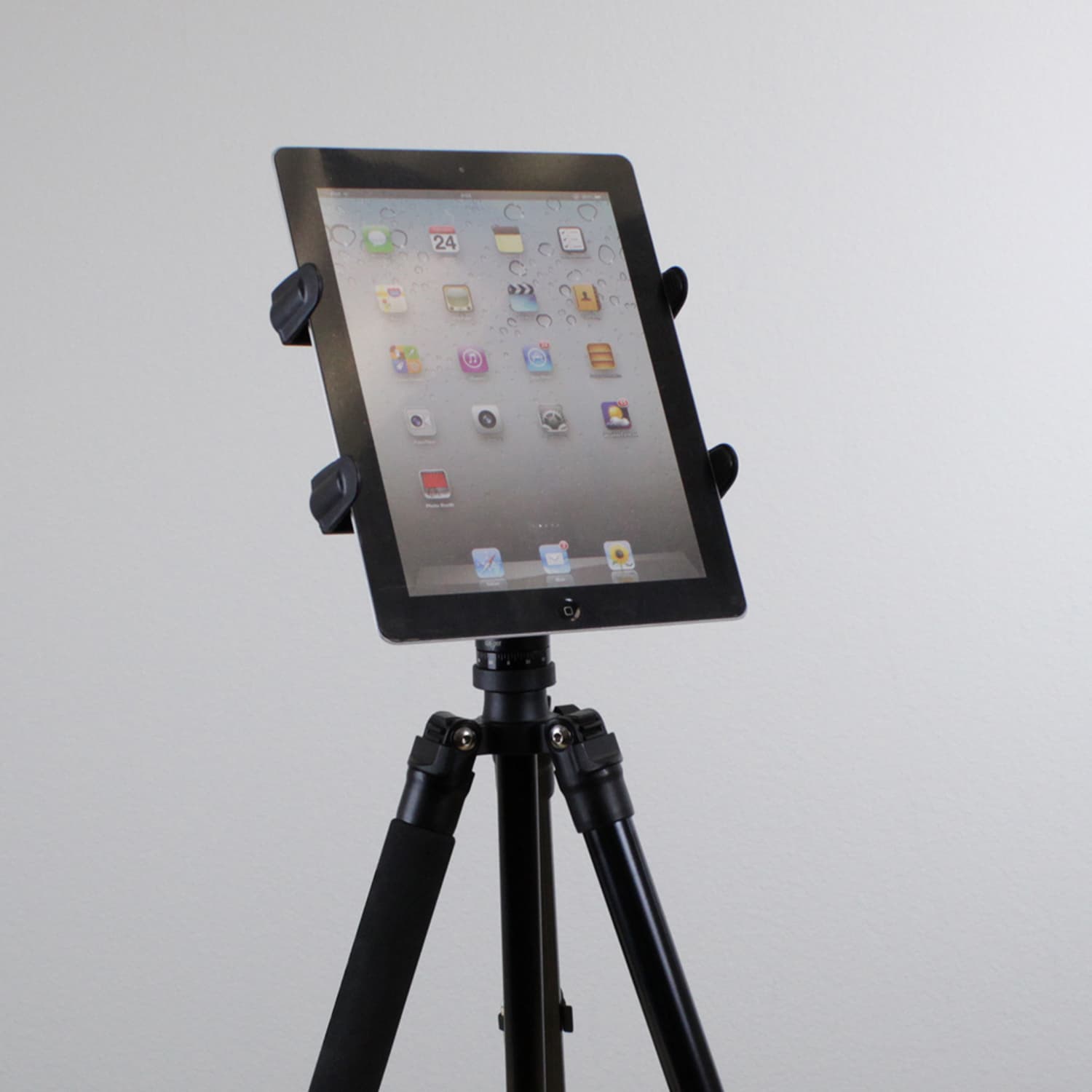60" Aluminum Ball Head Tripod w/ Tablet Holder Mount for Apple iPad 4 3 2 1 Air 2