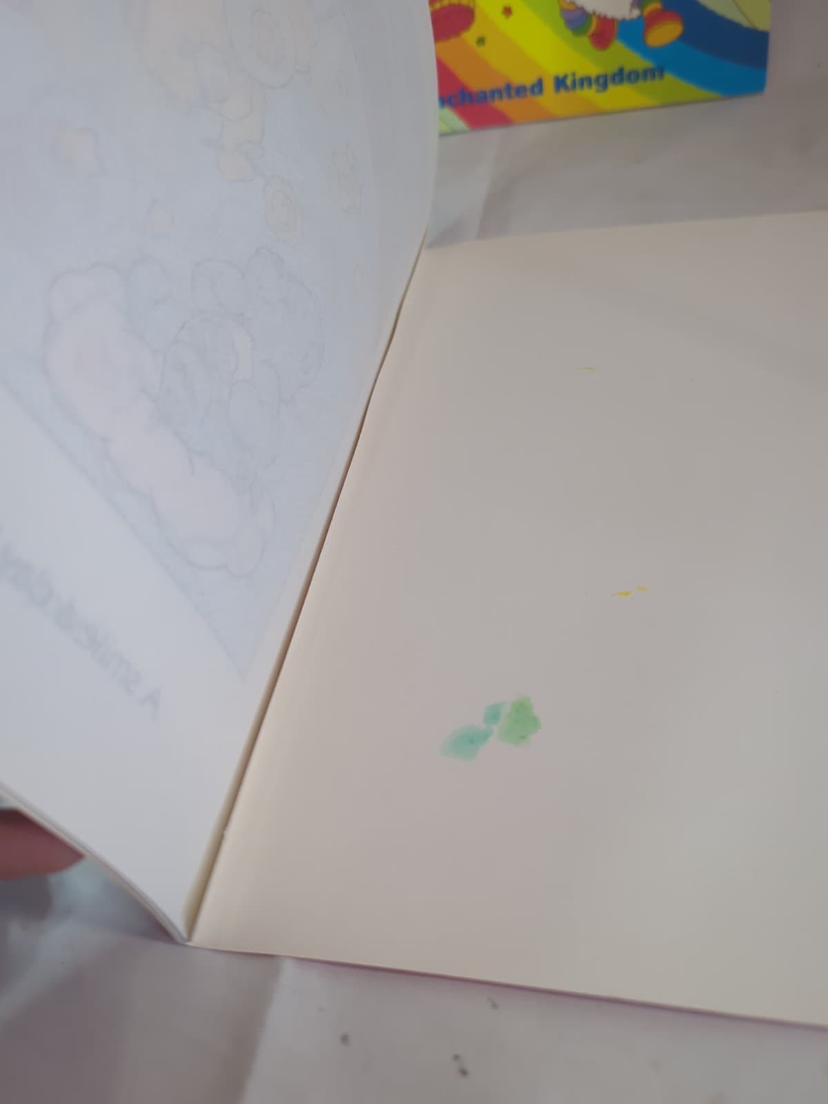 3 Paint With Water Books Hot Wheels Rainbow Brite Care Bears Unused B4 4