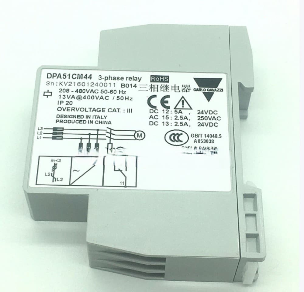 1pcs 3 phase relay Phase sequence protection relay DPA51CM44B014 Replacement 4