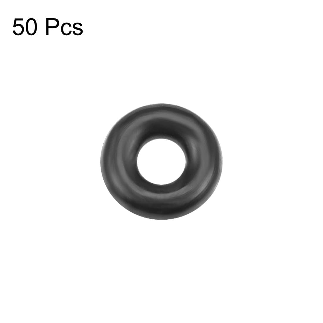 50pcs Nitrile Rubber O-Rings 3.2mm OD 1.2mm ID 1mm Metric Sealing Gasket 2
