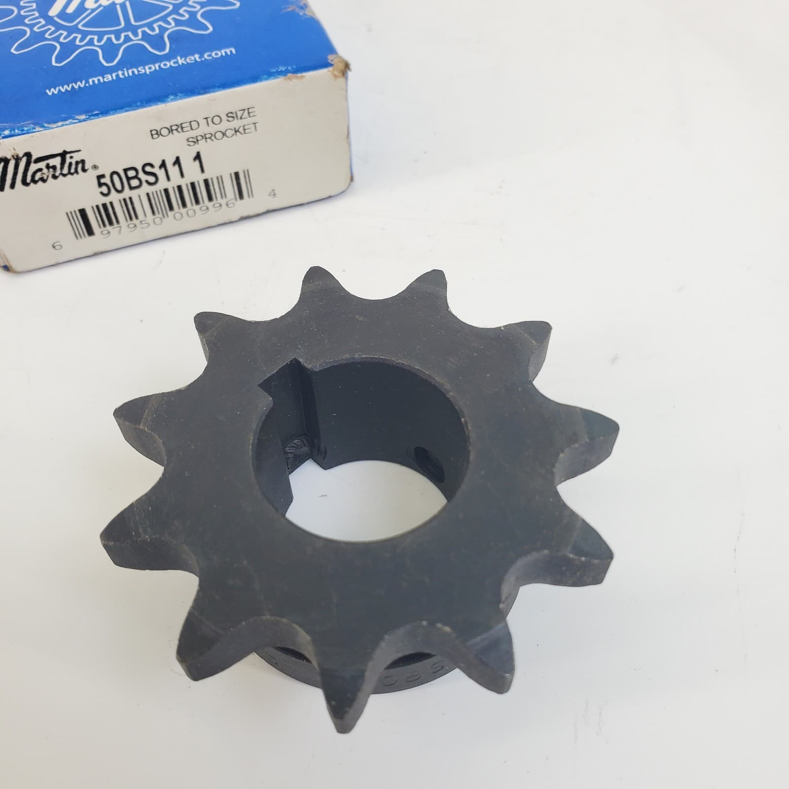 Martin Sprocket 50BS11 1 #50 11 Teeth 1" Keyed Bored To Size Sprocket 50BS111 5