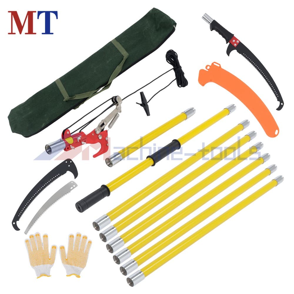 27 Feet Extendable Tree Pruner With Sharp Steel Blade & Scissors With 8 Section 3