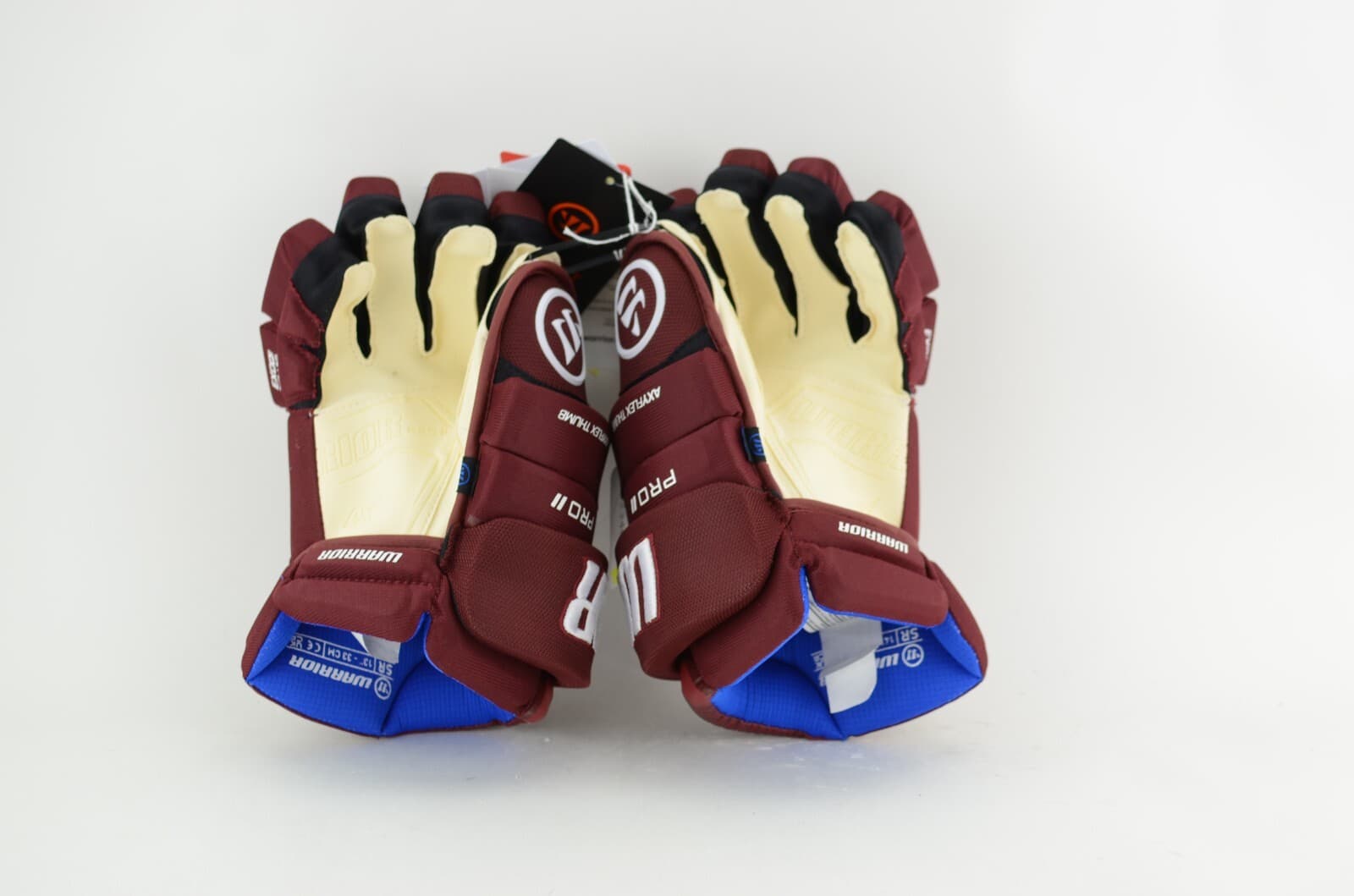 Warrior Pro II Gloves Senior Maroon  Size 13/14   (0619-2340)  MISATCHED 3