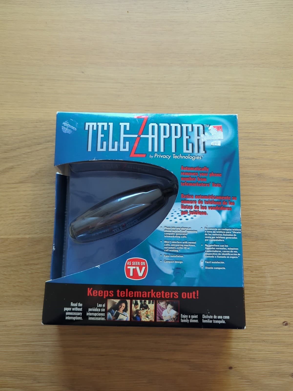 TeleZapper MTZ900 As Seen on TV Telemarketers Phone Call Blocker NEW
