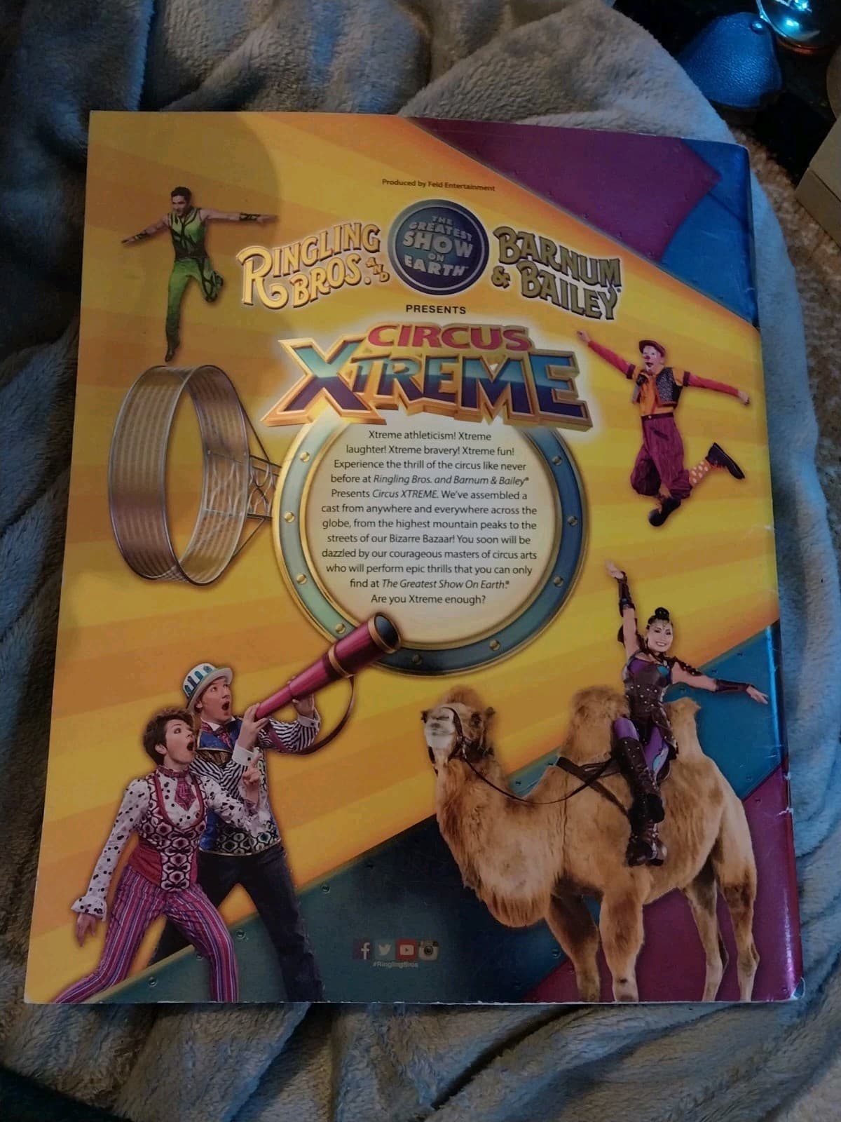 2015 Ringling Bros Barnum & Bailey Circus Extreme Xtreme BOOK PROGRAM Feld RARE! 5