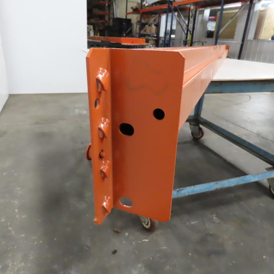 96" x 4" x 1-5/8" 40E Shaved Pin Pallet Racking Beam Shelf 5,015 lbs Lot/1 NEW 6