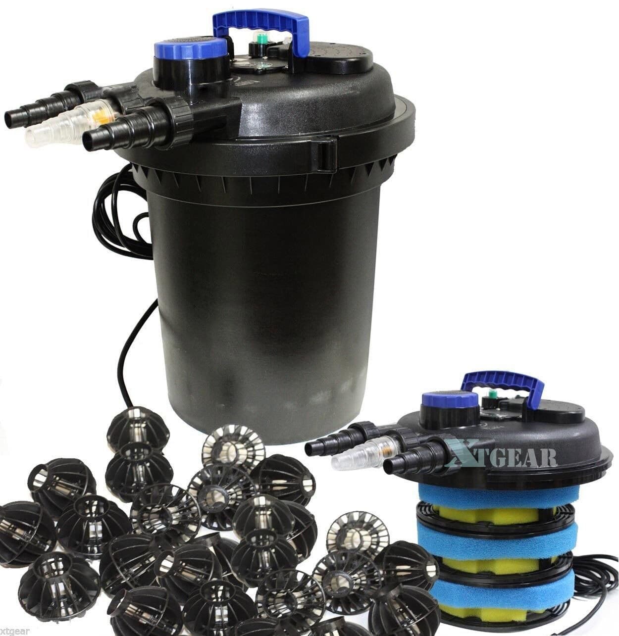 UV Bio Filter 10000L Liter for Fish Koi Pond  w/ 3434 GPH Submersible Water Pump 2