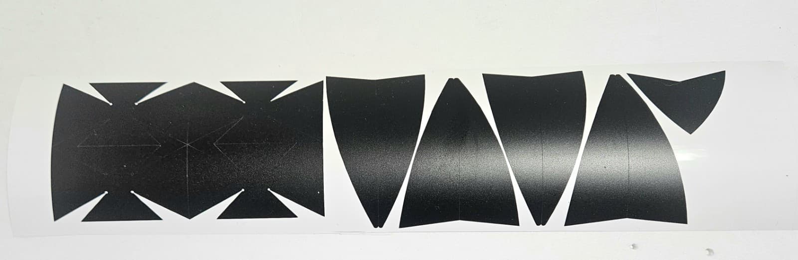 Space 1999 Mattel Eagle One Black Sticker Set