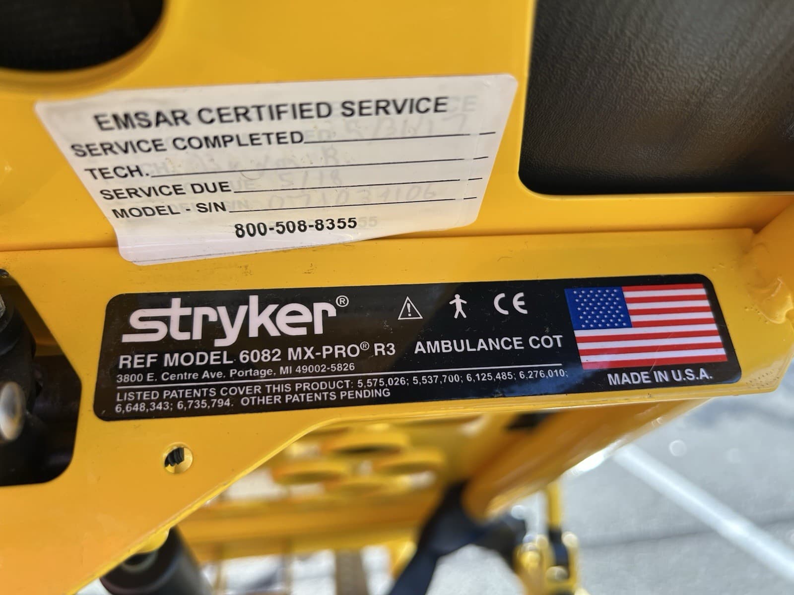 Stryker MX-PRO R3 Rugged Ambulance Cot Stretcher (6082) 6