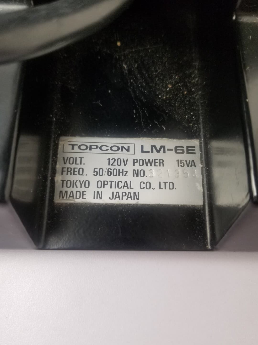 Topcon LM-6E Manual Lensmeter Lensometer Optometry 120V Working Condition 3