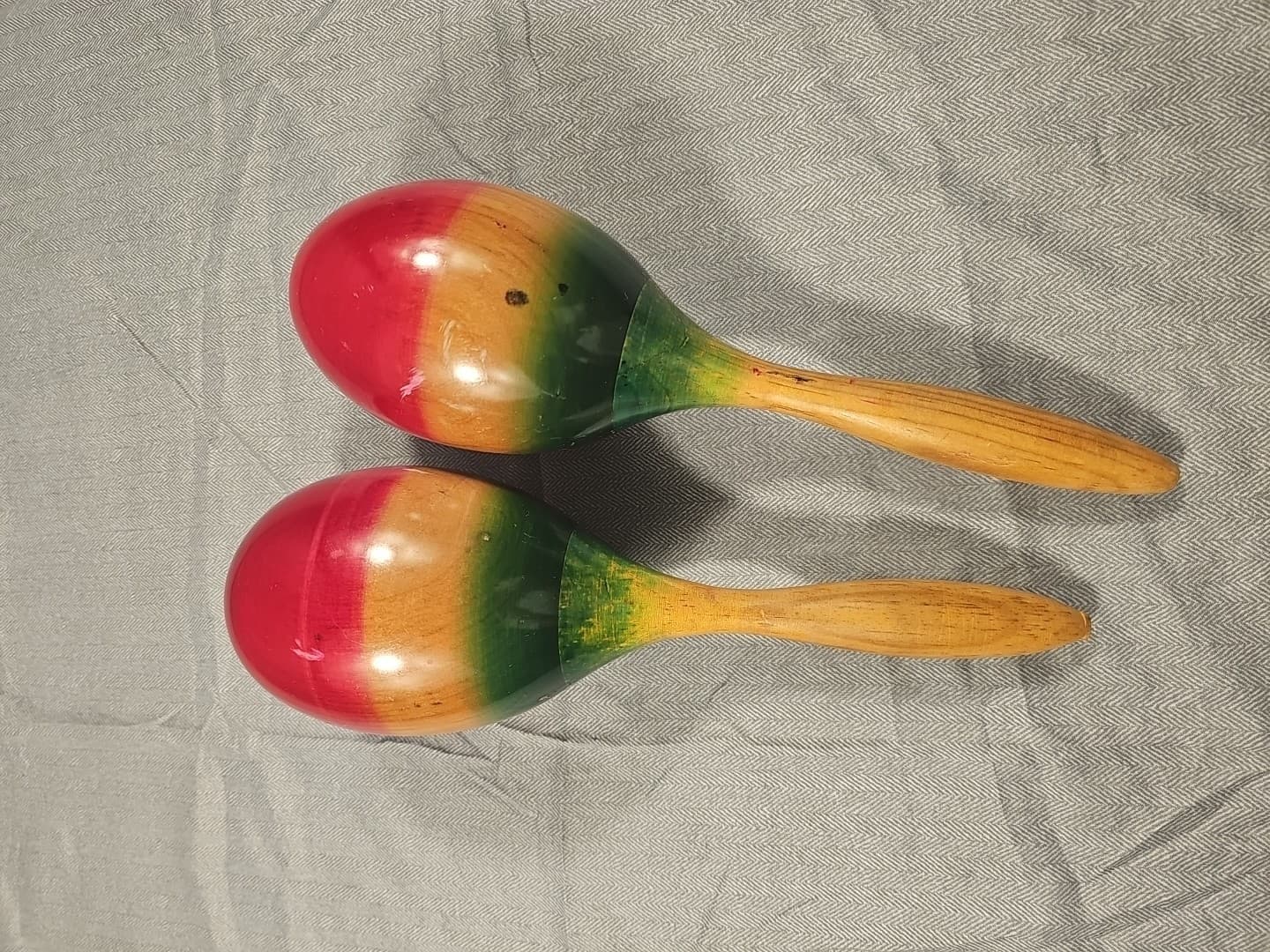 Vintage Maracas Set of 2 3
