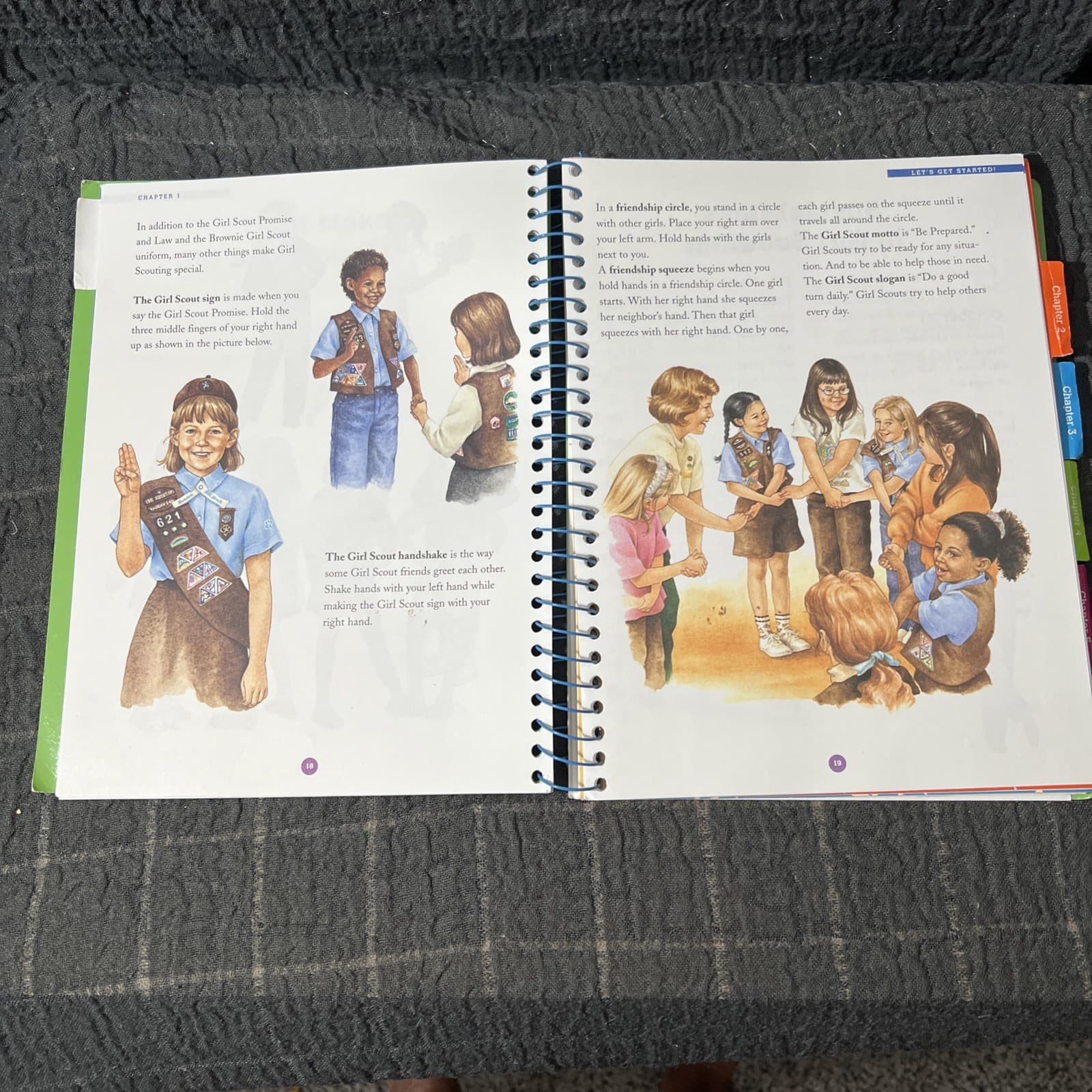 Brownie  Girl Scout Handbook Spiral Bound - Good 4