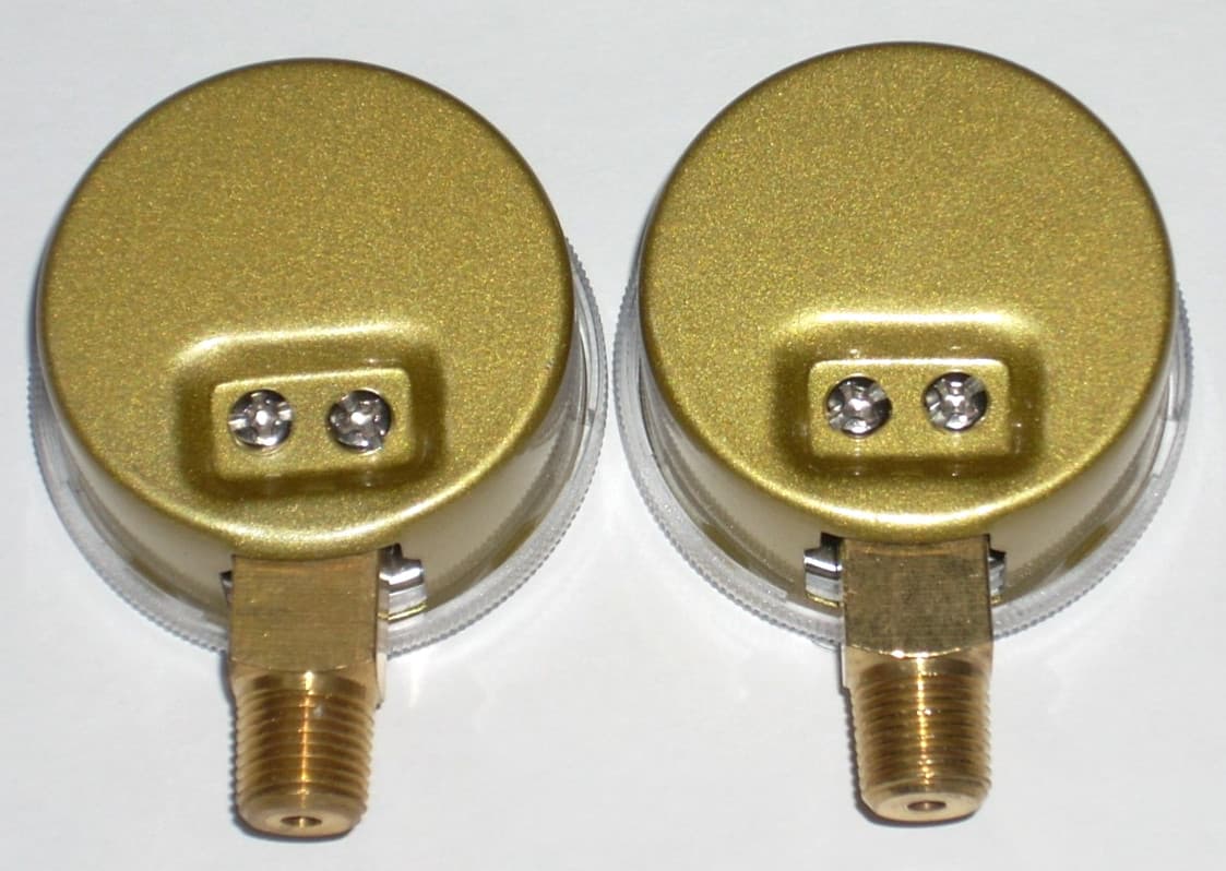 Acetylene Regulator Gauge Set for Port a Torch Tanks 1 1/2" Dia w 1/8" NPT Inlet 2