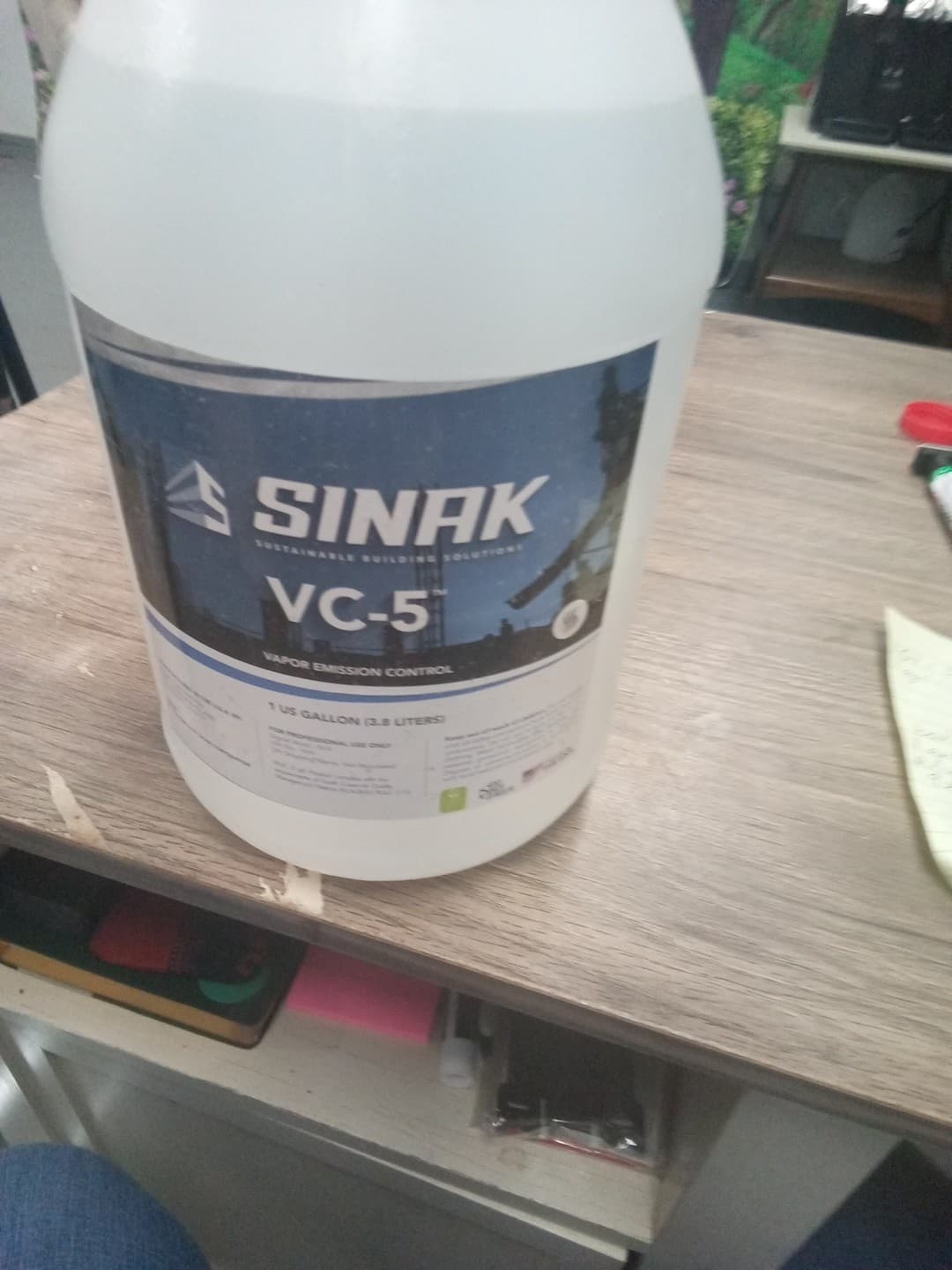 Sinak Vc-5 Vapor Emission Control For Conrete 1 Gal 659 Dt