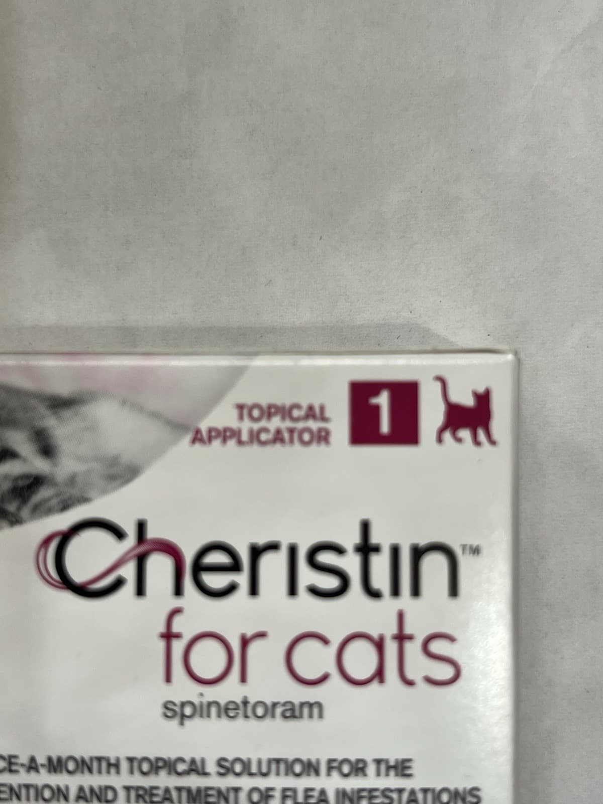 Cheristin Topical Flea Treatment for Cats 1 Dose 3