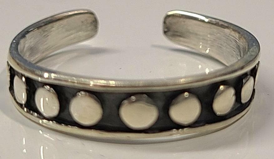 Bali Toe Ring Adjustable 925 Sterling Silver # 2
