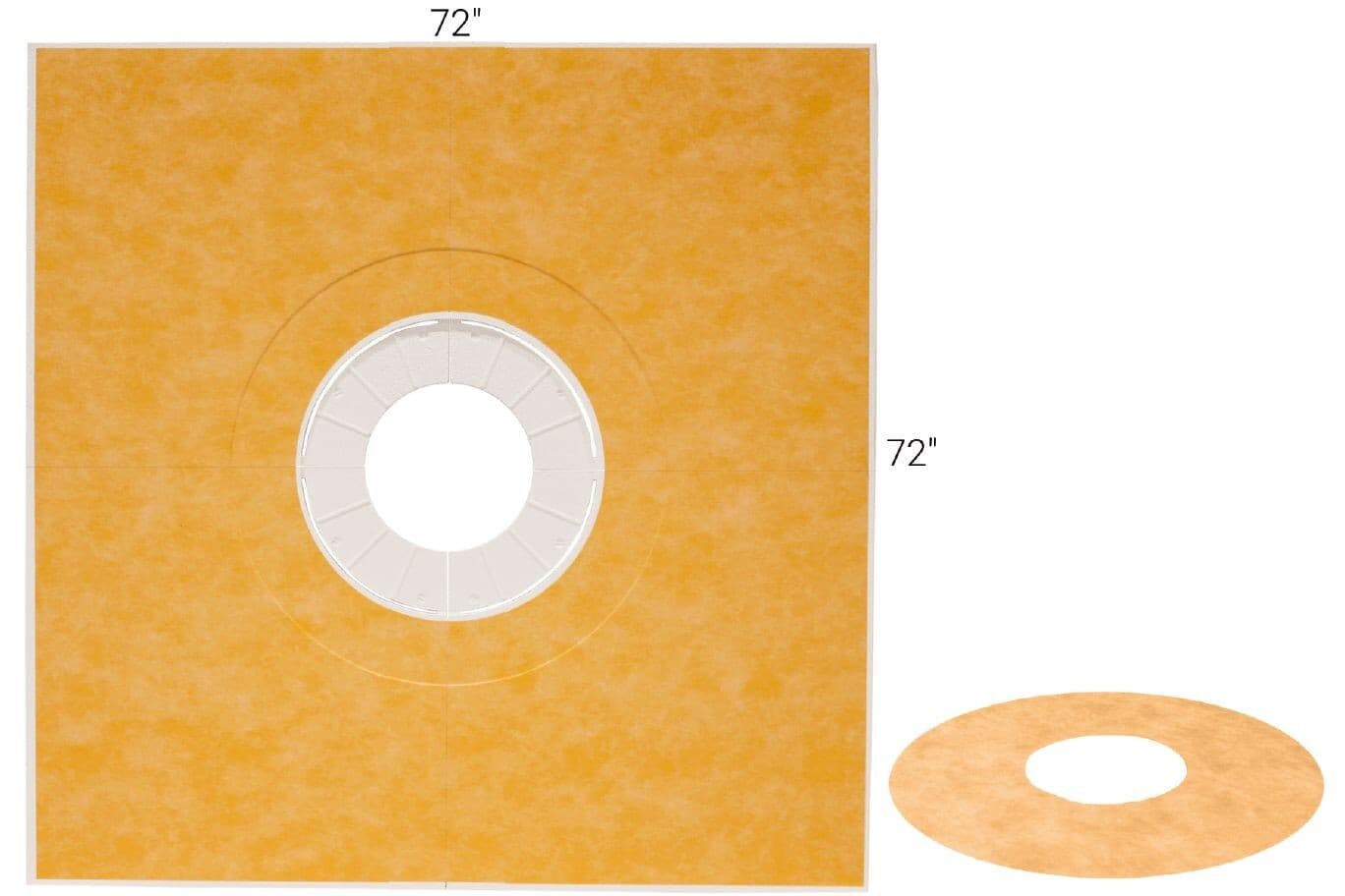 Schluter Systems KERDI Waterproof Sloped Shower Tray w/ Center or Offset Outlet