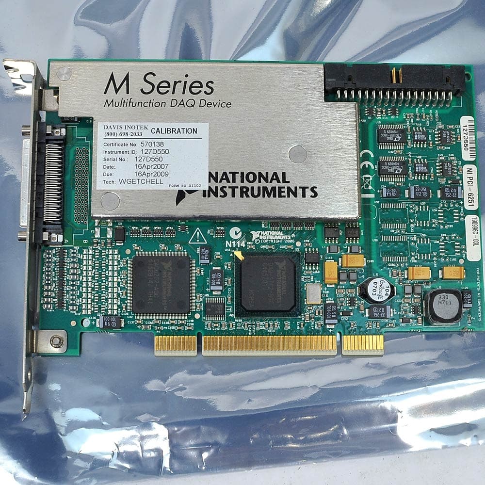 National Instruments PCI-6251 M-Series Multifunction DAQ 190996C-03L 2