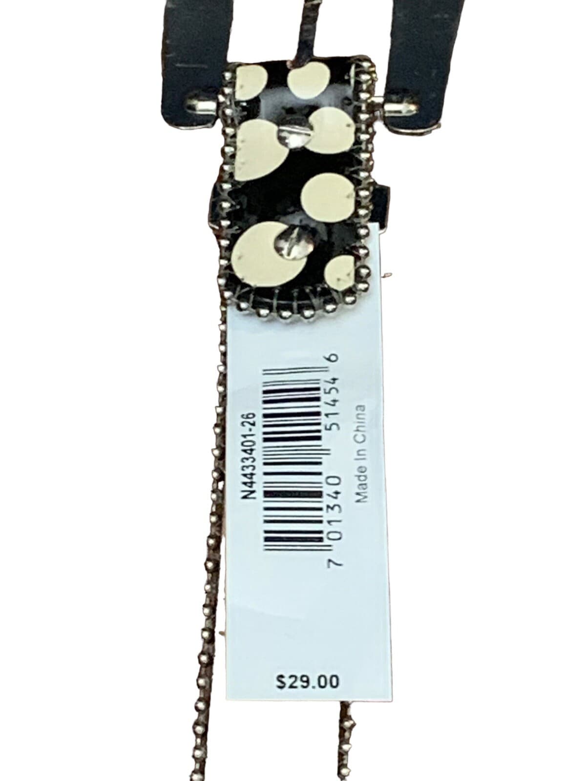 Blazin Roxx Western Bling Belt Polka Dots Girls New Size 26 4