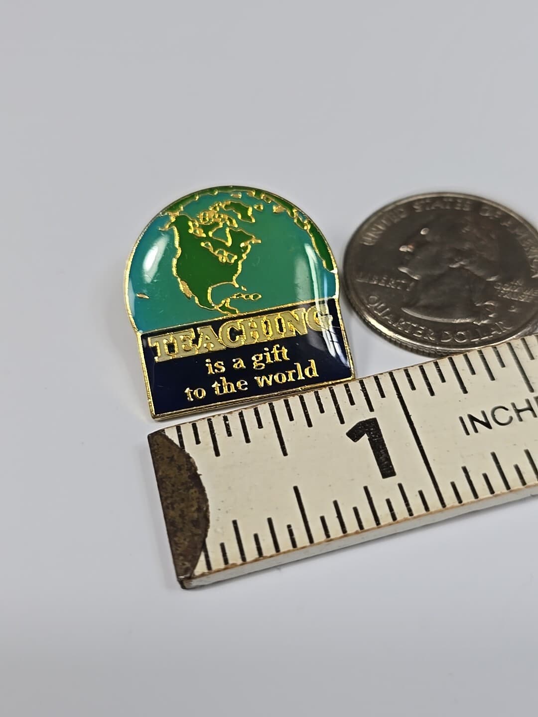 Teaching is a Gift to the World Lapel Pin 3
