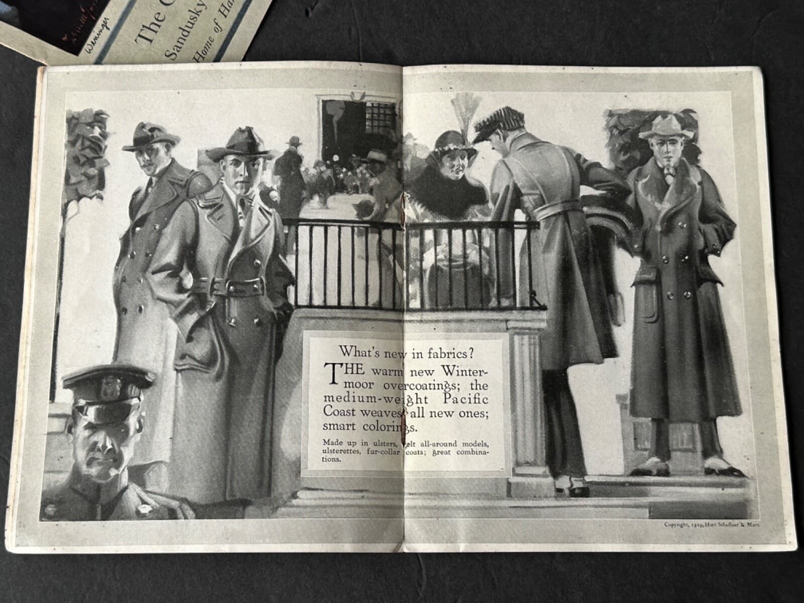 ANTIQUE Mens Fashion Catalog Hart Schaffner Marx 1920s Vintage Advertising 6