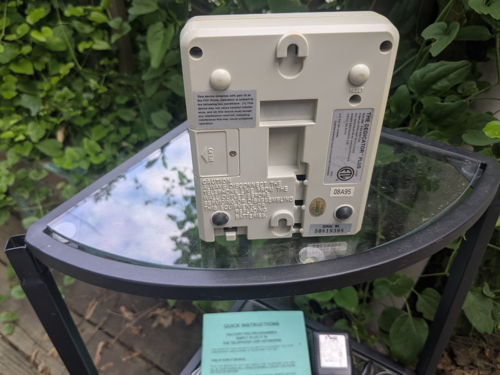 The Dedicator Plus Model DLE-300 TT Systems Automatic Fax Switch 4