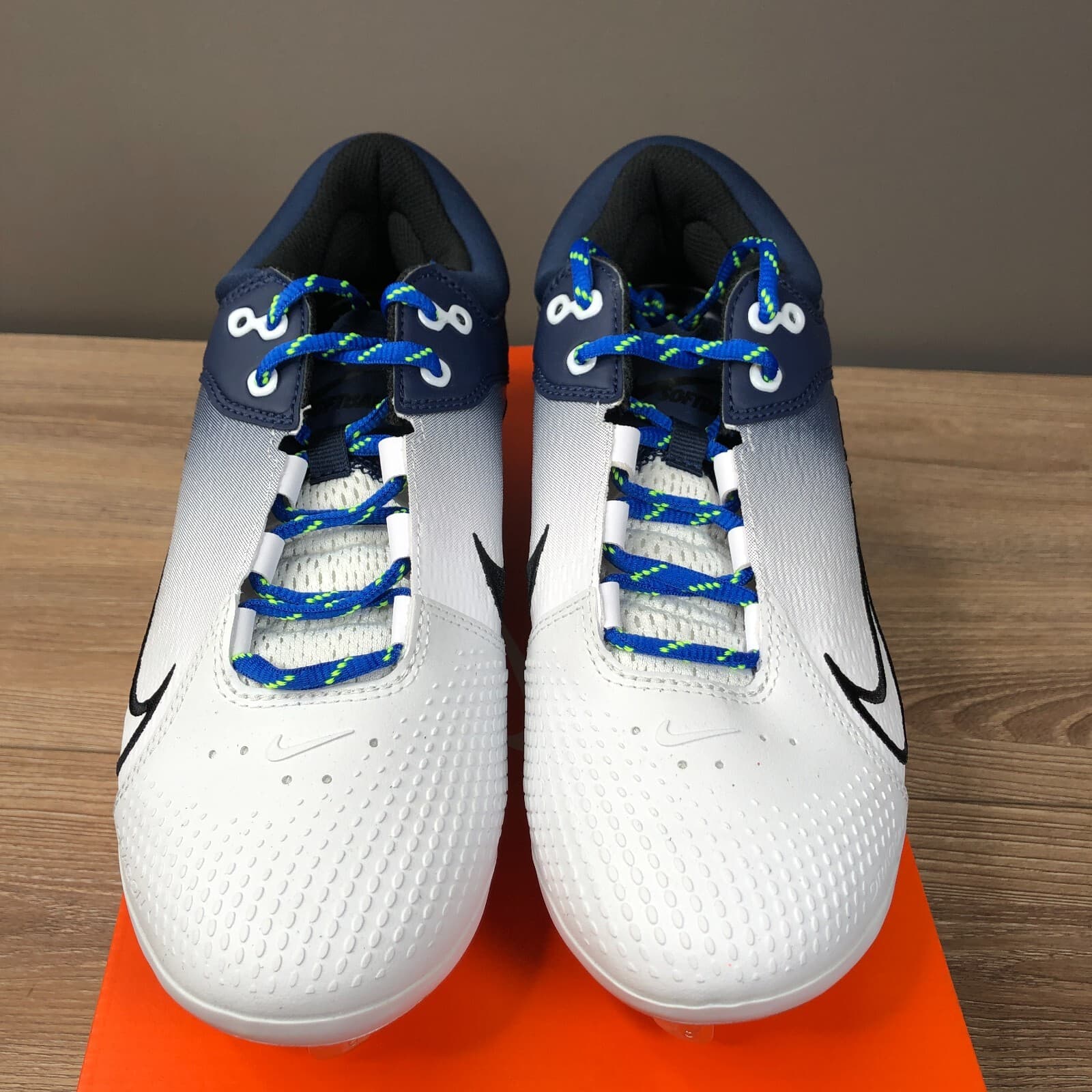 Nike Softball Cleats Hyperdiamond 4 Elite CZ5917-400 Blue White Women's Size 9 2