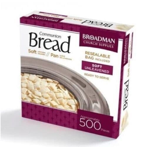 Broadman Soft Unleavened Communion Bread - Ready to Serve, 500 Pieces